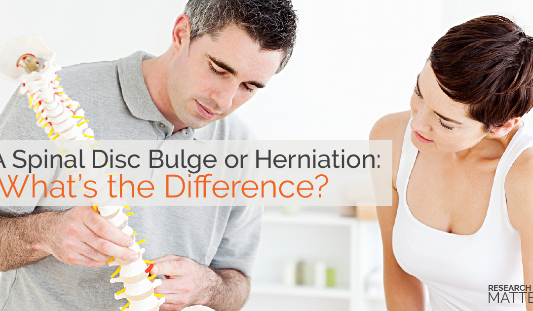 Spinal Disc Bulge or Herniation: What’s the Difference?
